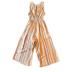 MOD on Trend Boutique Sleeveless Striped Jumpsuit, Women Size Small
